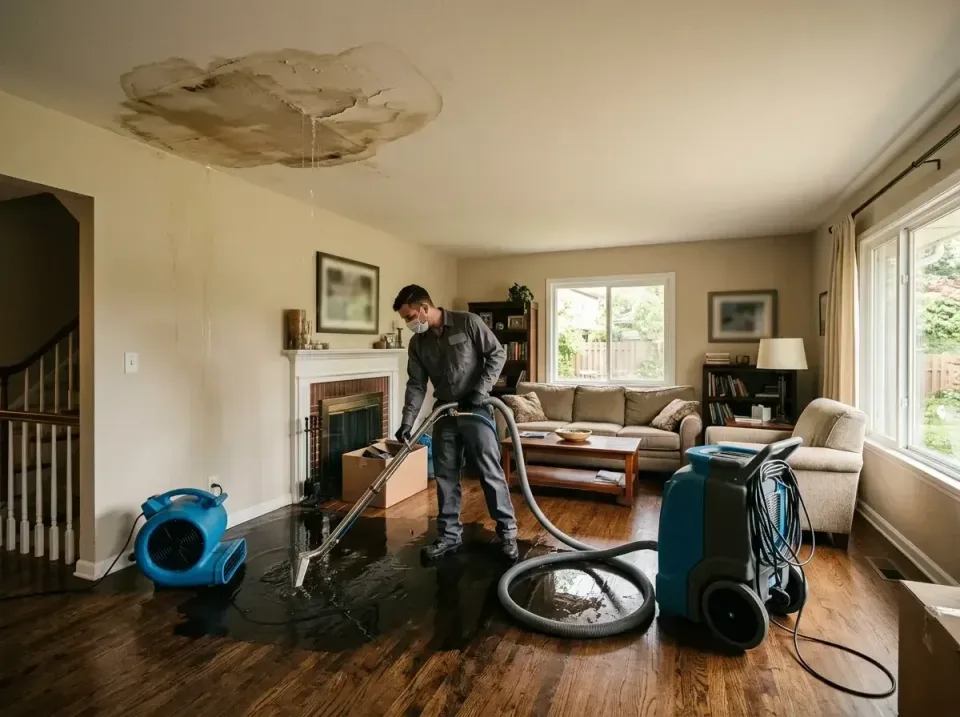 attic-pipe-burst-ceiling-drip-008 — frequently asked questions, Water Damage Restoration & Carpet Care in Lake Holiday, IL